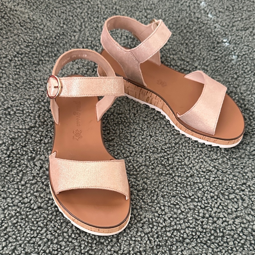 Paul Green gold Shimmer Sandals